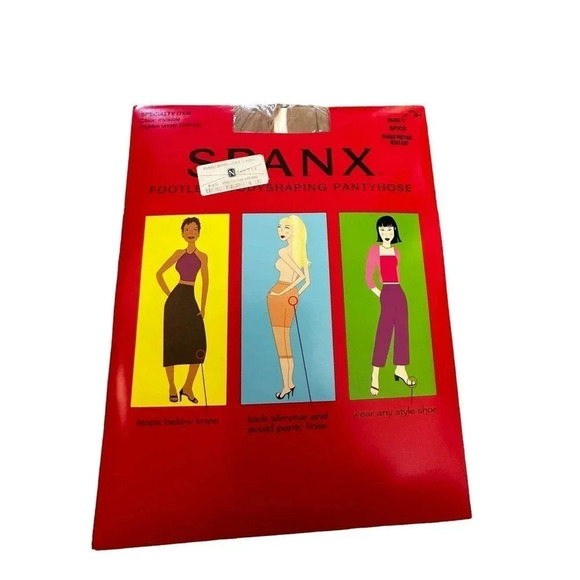 Spanx‎ Original Spice Footless Body-Shaping Sheer Pantyhose Size C - Picture 5 of 7